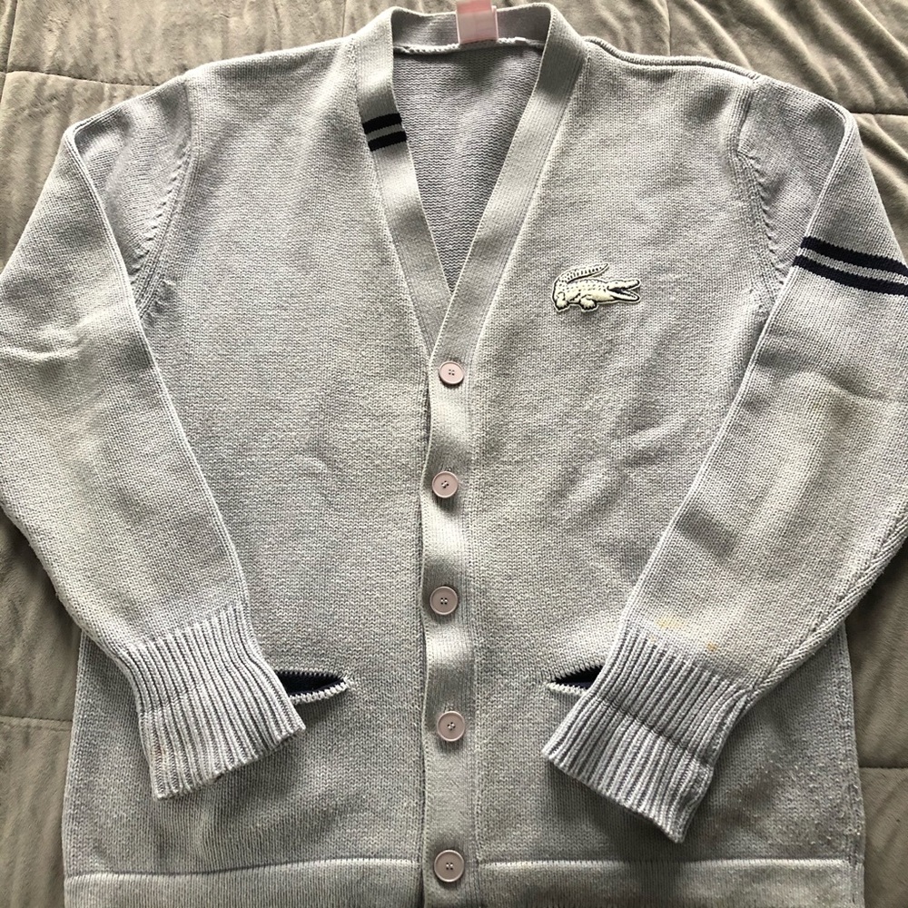 Lightly worn Lacoste Cardigan Sz 7 (XL)